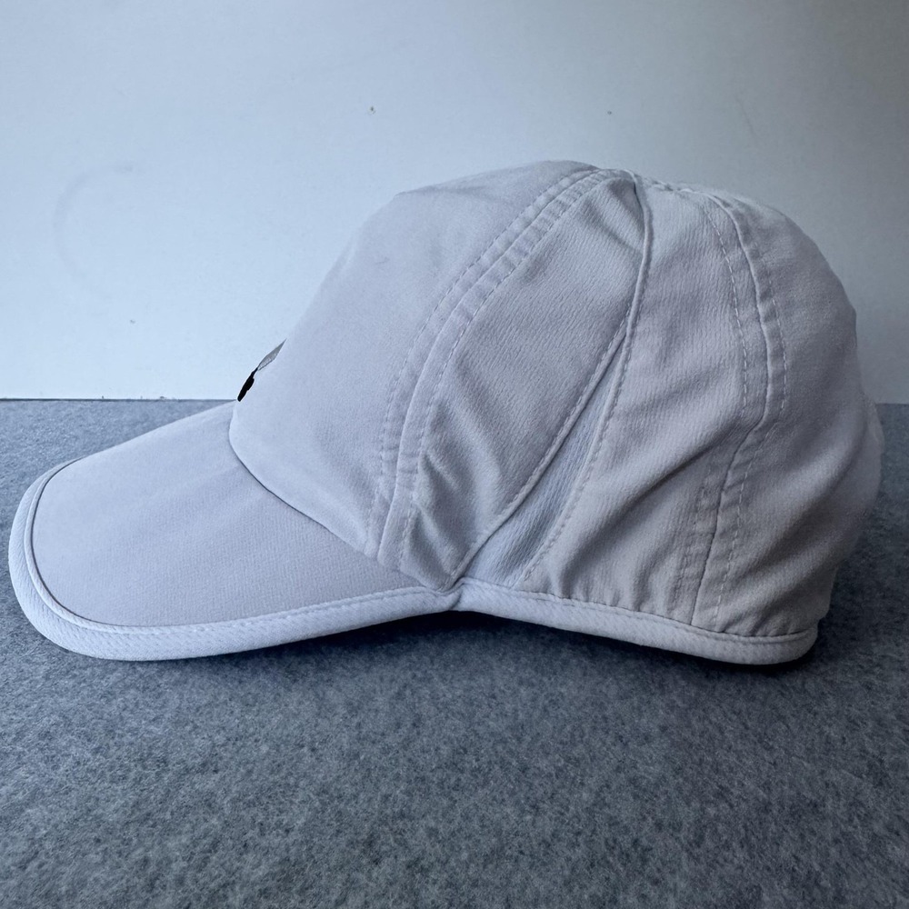 Adidas Hat Cap Strap Back White Logo One Size Fits All Mens Twill Performance - Picture 3 of 10